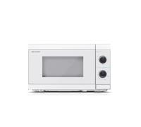 Sharp YC-MG01EC Micro-Ondes 20 litres avec fonction grill, 5 niveaux de puissance, fonction défrost, plateau tournant 255 mm, blanc