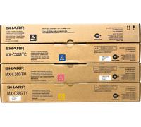 Sharp MX-C38 4 Toner Original Noir Cyan Magenta Jaune MX-C310/MX-C311/MX-C380