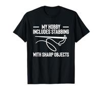 Sharp Objects Point de Croix Point d'aiguille Art X-Stitching T-Shirt