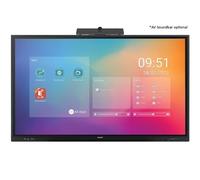 Sharp PN-LC862 Panneau plat de signalisation numérique 2,18 m (86") LCD Wifi 450 cd/m² 4K Ultra HD Noir Écran tactile Intégré dans le processeur Android 11 16/7