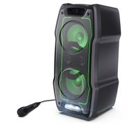 Sharp Enceinte PS-931 – Bluetooth TWS, micro, 2xUSB, 2x 6,3 mm micro/guitare, lumières, 180W, 13h