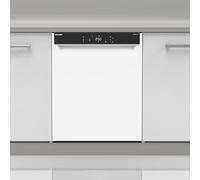 Sharp QW-NA3YU42AW-DE Lave-vaisselle sous comptoir 60 cm, 14 places, A, 42 dB, séchage turbo, QuickWash 14", SteamWash, AutoDoor, EcoBox, acier inoxydable