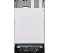 Sharp QW-NS1EI47EX-DE Lave-vaisselle entièrement intégré, 45 cm, 10 places, E, 47 dB, Active Drying, Hygiène 70 °C, EcoWash, Express 50', Acier inoxydable