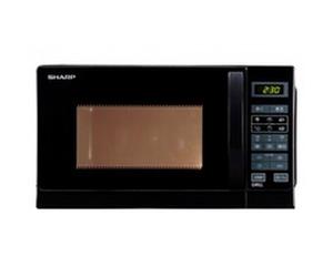 SHARP R-642BKW Comptoir Micro-onde combiné 20 L 800 W Noir, Four à micro-ondes