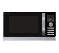 Sharp R-843INW - Four micro-ondes combiné - grill - 25 litres - 900 Watt - argent Argent G