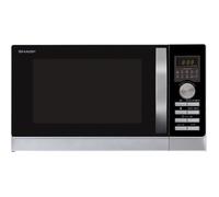 Sharp Micro-ondes combiné R-843INW - Grill - 25 L - 900 W - Argent