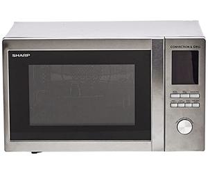 Sharp R-982STWE Comptoir Micro-onde combiné 42L 1000W Acier inoxydable micro-onde - Micro-ondes (Comptoir, Micro-onde combiné, 42 L, 1000 W, boutons, Rotatif, Acier inoxydable)