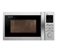 SHARP R622STWE Micro ondes grill combiné inox - 20 L - 800 W - Grill 1000 W - Pose libre