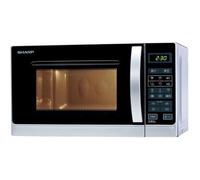 SHARP R642INW - Micro ondes grill combiné silver- 20 L - 800 W - Grill 1000 W - Pose libre