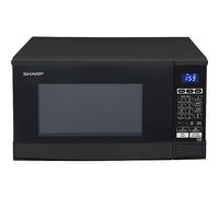 SHARP R670BK Micro-Ondes 2 en 1 avec Grill (20 l, 800 W, Gril 1000 W, 10 Niveaux de Puissance, 13 programmes automatiques AutoCook et minuterie)/Noir