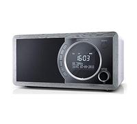 SHARP Radio numérique DR-450(GR) Dab, Dab+, Bluetooth, Radio FM, Alarme/Sommeil et Fonction Snooze, Aspect Bois, Gris