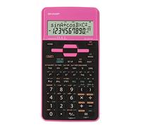Sharp Calculatrice scientifique de poche EL531THBPK ROSA Noir/Rose