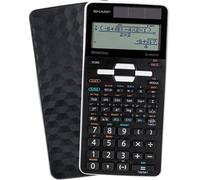 Sharp Schulrechner EL-W 550 TG Calculatrice scolaire noir (l x H x P) 80 x 15 x 166 mm