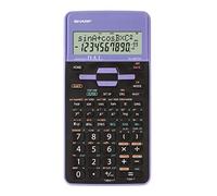 Sharp Calculatrice scientifique EL-531TH de poche Noir, Violet G