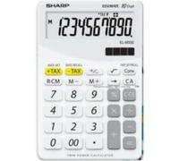 Elsi Mate EL-M332BWH - Calculatrice de bureau - 10 chiffres + 1 exposants - panneau solaire, pile - blanc