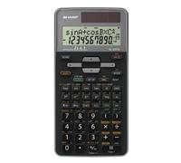 Sharp SHEL531TGGY calculatrice Poche Calculatrice scientifique Noir, Gris