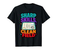 Sharp Skills Clean Field Outils d'hygiène Dentaire T-Shirt Graphique avec Valeur