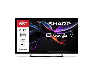 Sharp TV QLED 65 65HR7265E 4K Google TV 144Hz Dolby Vision IQ Dolby Atmos
