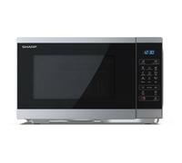 Sharp YC-MG252AE-S micro-onde Noir, Argent Micro-ondes grill Comptoir 25 L 900 W
