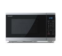 Sharp YC-MG252AE-S micro-onde Noir, Argent Micro-ondes grill Comptoir 25 L 900 W