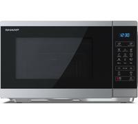 Sharp YC-MG252AE-S, Plan de travail, Grill-Micro-ondes, 25 l, 900 W, Écran intégré, LED