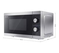 SHARP YC-MS01ES - Four micro-ondes monofonction 20l - puissance 800w