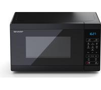 Sharp YC-MS02E-B - Plan de travail - Micro-onde solo - 20 l - 800 W - Contact - Noir