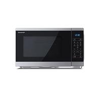 Sharp YC-MS252AE-S, Four Micro-ondes 25 Litres, Solo, Numérique, Gris