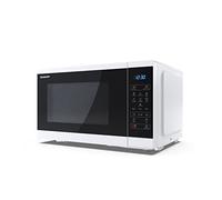 Sharp YC-MS252AE-W, Four Micro-ondes 25 Litres, Solo, Numérique, Blanc