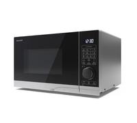SHARP YC-PG284AE-S Four À Micro-Ondes 28L 1000W Numérique Grill Noir/Argent