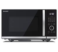 Sharp YC-QG254AE-B Four Micro-ondes + Grill 25 litres "Sans plateau tournant", Noir
