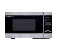 SHARP ZSMC0962KS Four avec plateau tournant amovible de 26,9 cm, pieds cubes, micro-ondes de comptoir de 900 W, 0,9 coupe, acier inoxydable