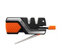 SHARPAL 101N Affûteur pour couteaux de poche et outil de survie 6 en 1, avec un allume-feu,tige d’affûtage diamantée et sifflet, aiguise et polit tous les couteaux d'extérieur et de cuisine