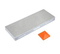SHARPAL 168H Pierre à Aiguiser Diamant Dual-Grit 201 x 75 mm - Gros Grain 325 & Grain Extra-Fin 1000 Monocristallin, Pierre à Affûter Professionnelle avec Guide d'Angle et Semelle Antidérapante
