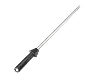 Sharpeak 110R Fusil à aiguiser diamant, grain 1200, avec guides d’angle | Surface diamantée extrafine galvanisée, grain 1200 ; tige de 29,2 cm, longueur totale de 44,2 cm, avec guides d’angle.