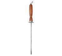 Sharpener de couteau à tige de miel de 30,5 cm - Outil d'alignement de lame en acier inoxydable avec poignée en bois, bâton de maintenance de bord portable, accessoire de coupe manuel pour cuisine