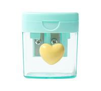 Sharpener Pencil For Classroom with Lid, Colored Pencil Sharpener, Double Hole Portable Supplies For Kids Classroom Art Creation Artist Offices Home Drawing Kindergarten Makeup Travel