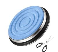 Sharpening Stone, Round Axe Puck with Compact Design, Multipurpose Sharpener for Blades, Quick Edge Feature, Portable Tool, Repair Accessory for Pruners Logging and Gardening 1.97 Inches