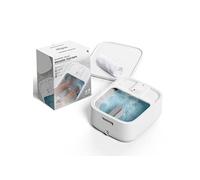 Sharper Image Bain de pieds SpaHaven chauffant et massant avec écran LCD Blanc