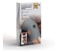 Sharper Image Bande de compression avec pack gel amovible chaud/froid Gris G