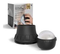 Sharper Image Boule de glace de massage roulante avec support Noir G