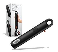 SHARPER IMAGE Décapsuleur automatique inclus, coupe-capsule, fonctionne avec piles, s'adapte à toutes les bouteilles de vin standard, contrôle innovant avec un seul bouton, parfait pour organiser des