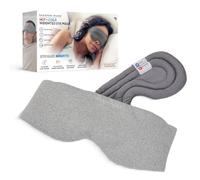 SHARPER IMAGE - Masque De Nuit Lesté - Soulagement Des Yeux - Migraine - Thermothérapie Chaud/Froid - Réduction Stress Et Cernes - Réutilisable Et Durable - Bien-être - Relaxation Nocturne