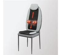 Sharper Image Masseur avec l’option chauffant pour chaises/fautueils - 4-têtes Shiatsu Gris G