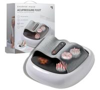 SHARPER IMAGE - Masseur de Pieds Acupression Chauffant - Chauffe-Pieds électrique - Shiatsu - Compression D'Air - Massage Et Relaxation - Massage Voute Plantaire - Cadeau Femme - Cadeau Homme