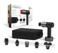 SHARPER IMAGE - Pistolet De Massage PowerBoost Pro Dual Node - Hot & Cold - 6 Vitesses - 6 Embouts - Appareil De Massage - Masseur Electrique - Douleur Musculaire - Récupération Post-Entrainement