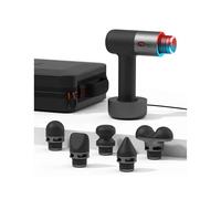 SHARPER IMAGE - Pistolet De Massage PowerBoost Pro Dual Node - Hot & Cold - 6 Vitesses - 6 Embouts - Appareil De Massage - Masseur Electrique - Douleur Musculaire - Récupération Post-Entrainement