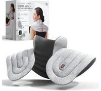 SHARPER IMAGE - Wrap Epaules Et Cou - Lesté - Douleurs Musculaires - Coussin Chauffant Cervicales - Chaud Et Froid - Massage Et Relaxation - Cadeau Femme - Cadeau Homme