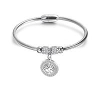 SHARPHY Bracelet femme Nouveau 2021 diamant arbre de vie acier au titane magnétite mode élégant