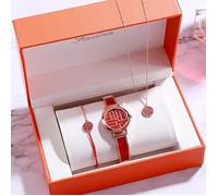 SHARPHY coffret montre femme bracelet collier montre cadeau d'anniversaire bijoux femme